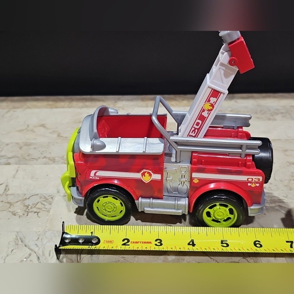 Paw Patrol Marshall's Jungle Rescue Fire Truck Vehicle No Figure